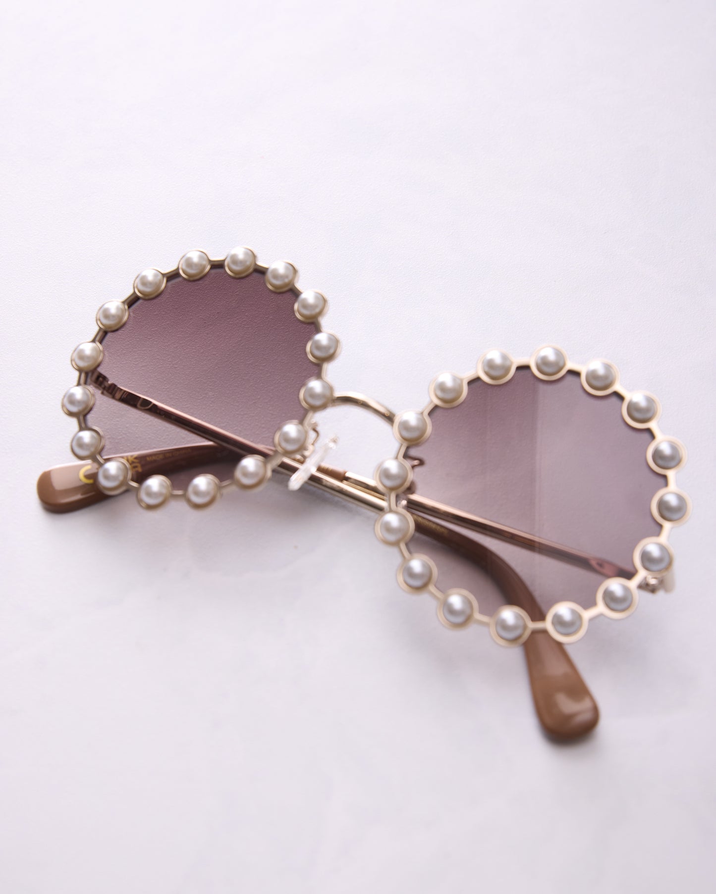 Ivory - Ivory Walnut Memphis Sunglasses - Lele Sadoughi - Printfresh