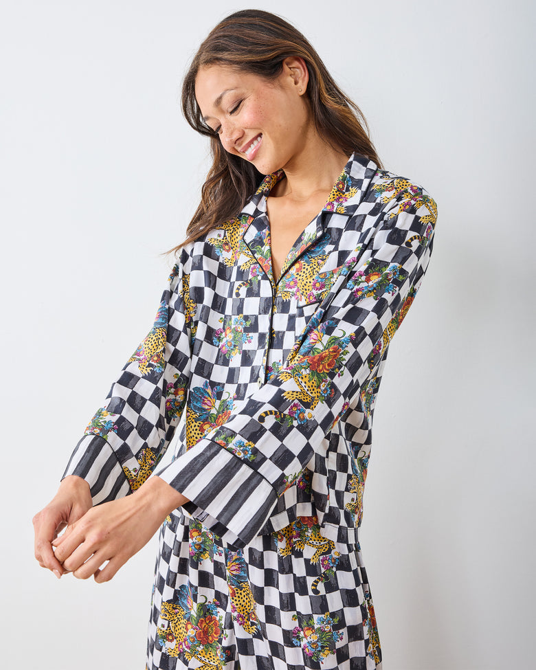 Courtly Check Bagheera - Eco Satin Soho Set - Floral - Printfresh