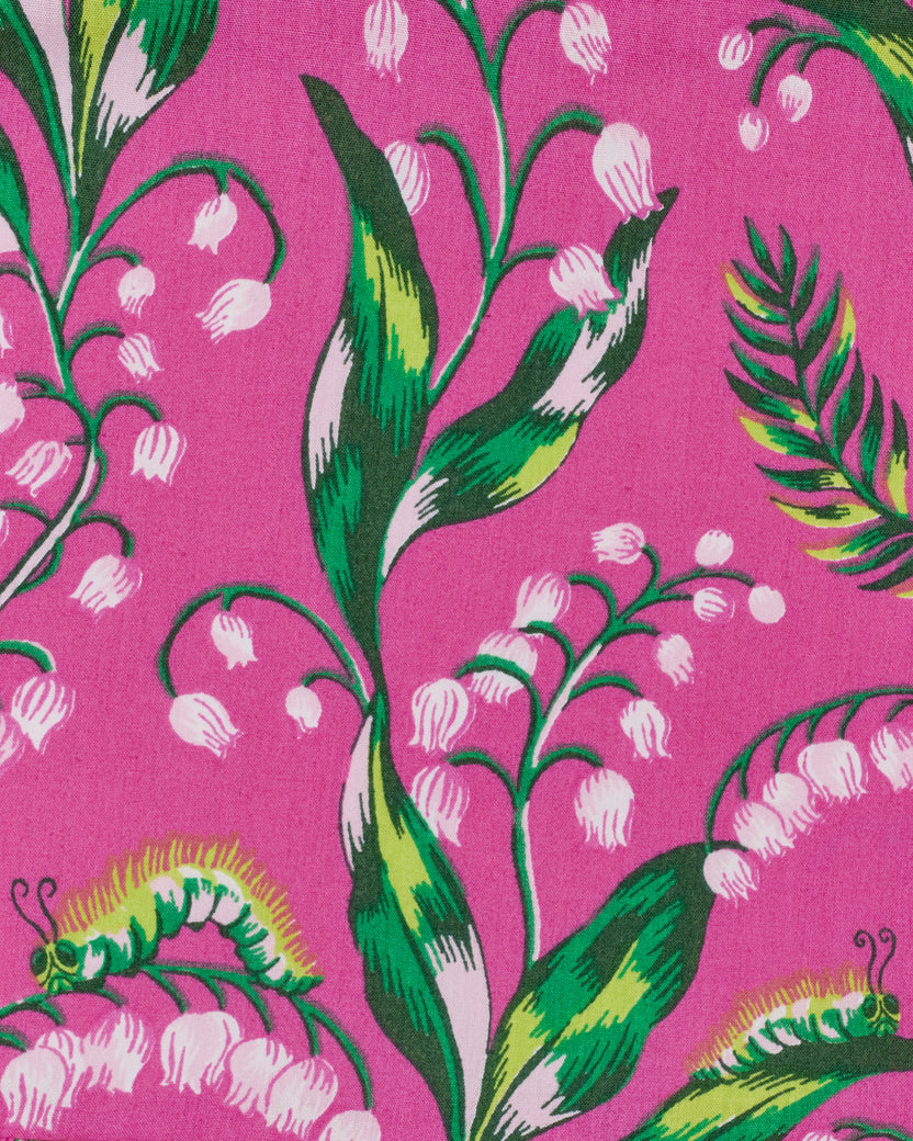 Lily Of the Valley - Terrace Skirt - Pink - Printfresh