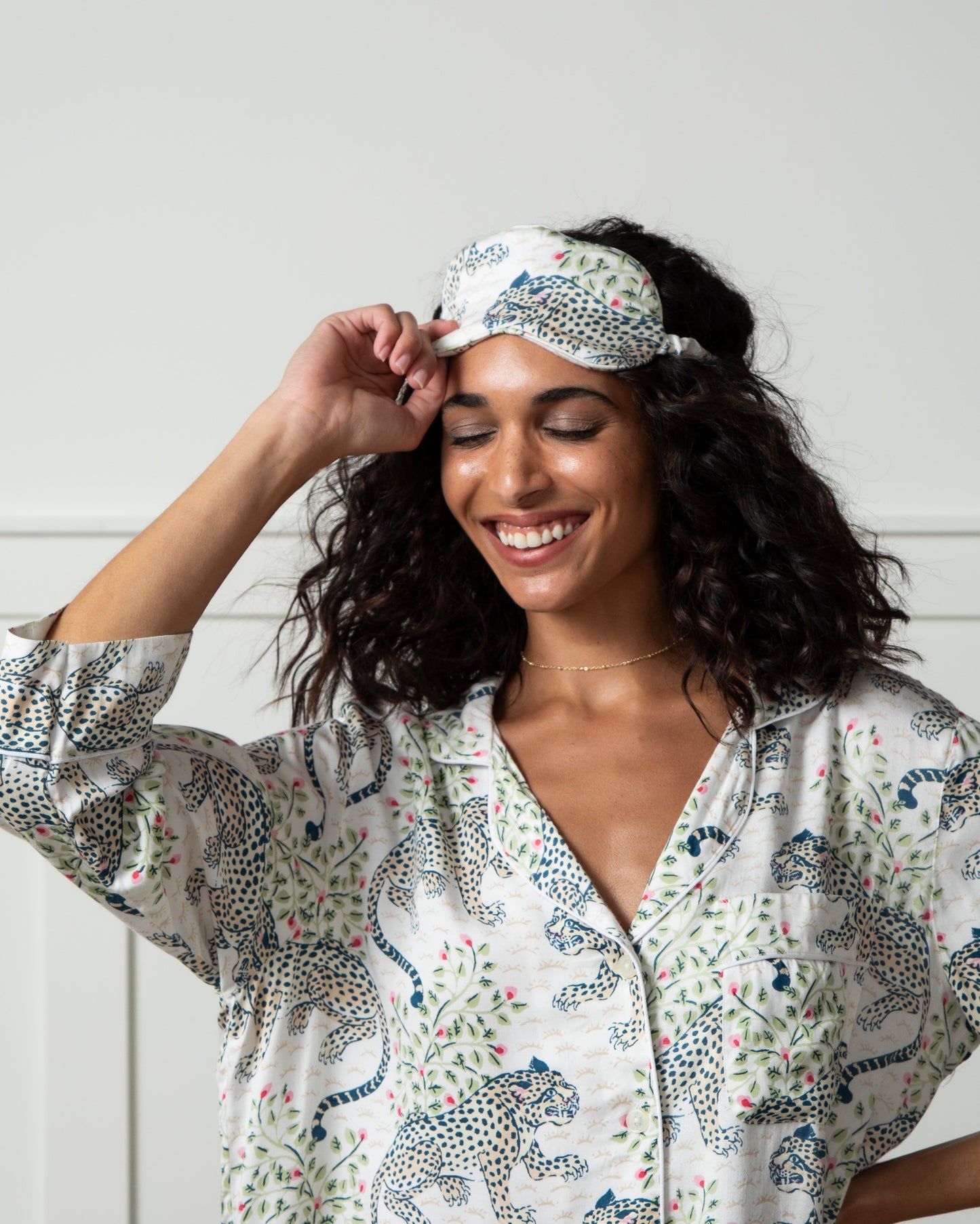 Bagheera - Eco Satin Eye Mask - Wedding Cake - Printfresh
