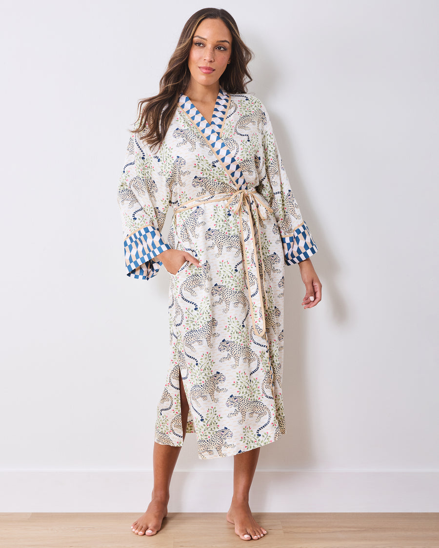 Bagheera - Eco Satin Robe - Wedding Cake - Printfresh