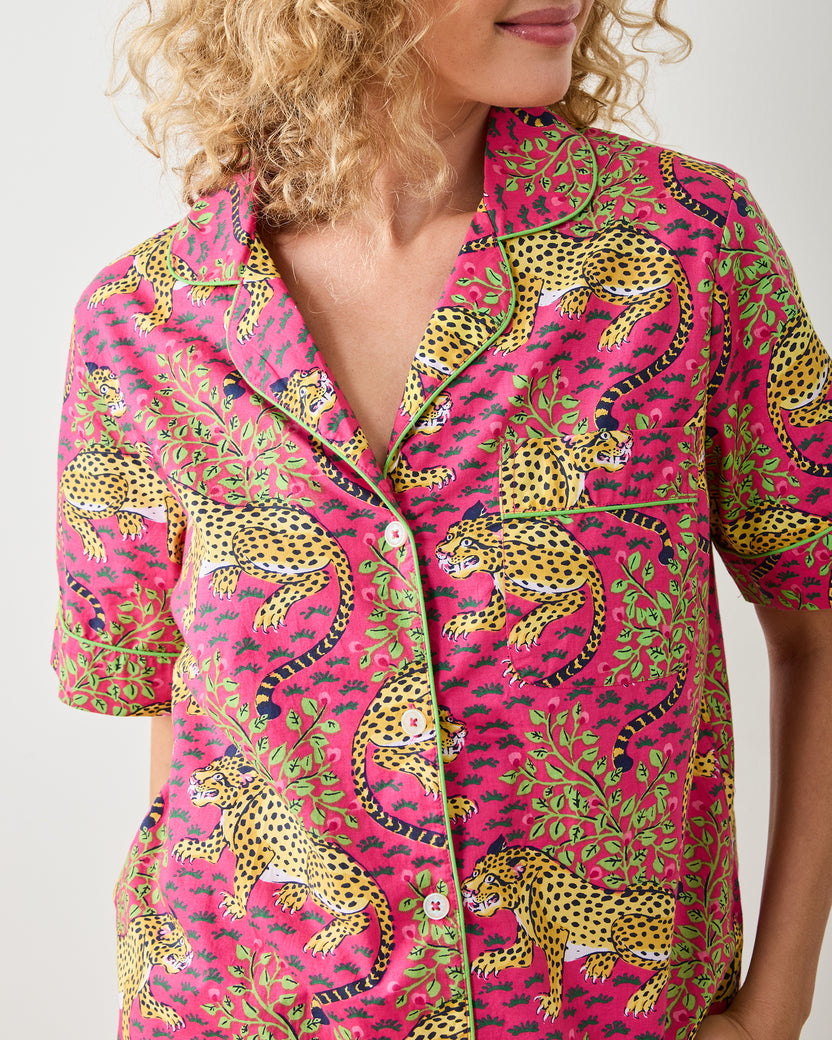 Bagheera - Short PJ Set - Hot Pink - Printfresh