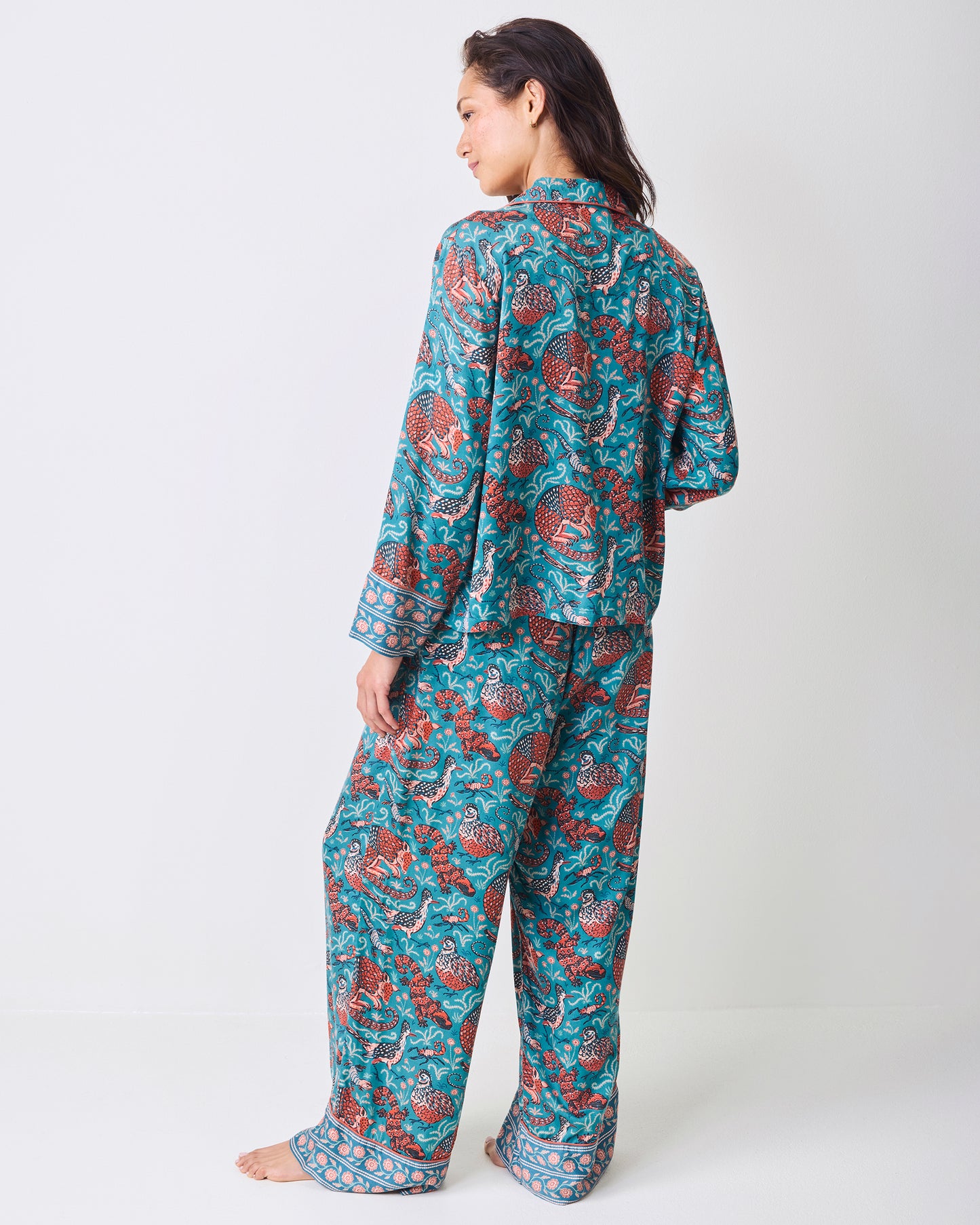 Canyon Critters - Eco Satin Soho Set - Teal