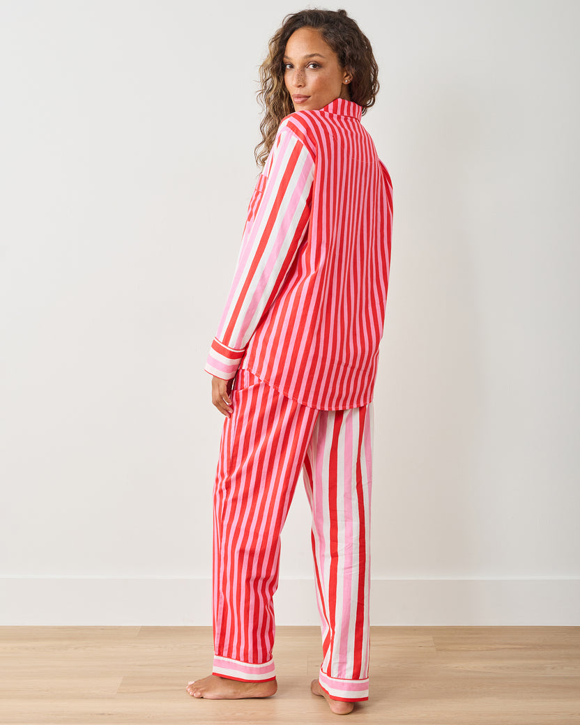 Taffy Stripes - Tall Long PJ Set - Peppermint Swirl - Printfresh
