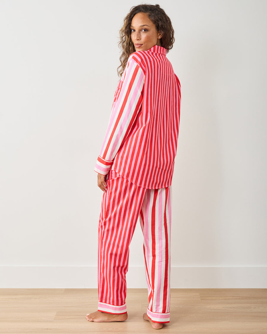 Taffy Stripes - Tall Long PJ Set - Peppermint Swirl - Printfresh