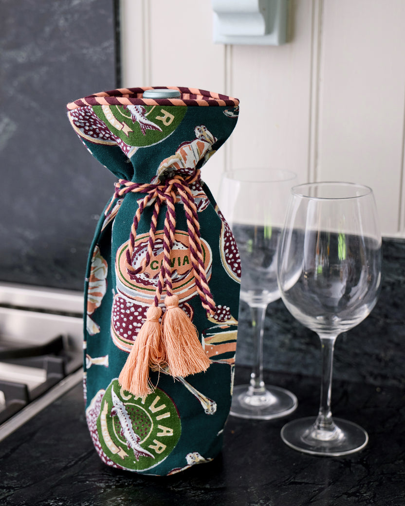 Champagne & Caviar - Hostess Gift Bundle - Peacock Feather