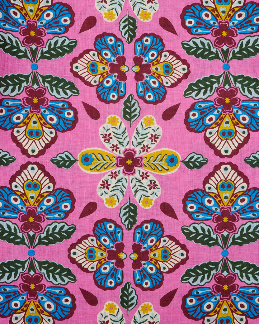 Kaleidoscope Wings - Ocean View Shift - Magenta Fizz - Printfresh