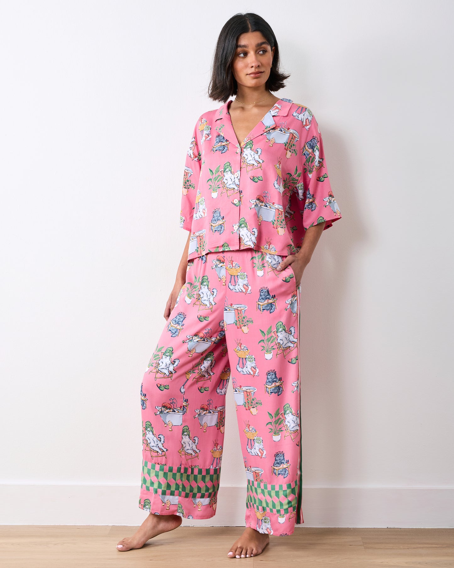 Spa Day - Tall Eco Satin Wildest Dreams Set - Pink Polish
