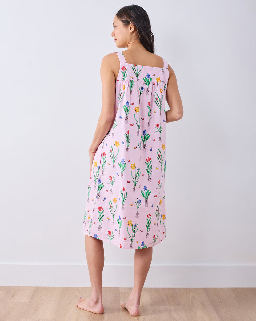 Tulip Trail - Back To Bed Nightgown - Blush - Printfresh