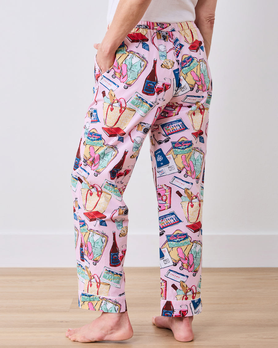 Emotional Baggage - Tall PJ Pants - Happy Place Pink