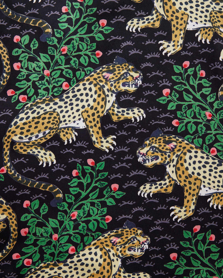 Bagheera - Satin Eye Mask - Ink - Printfresh