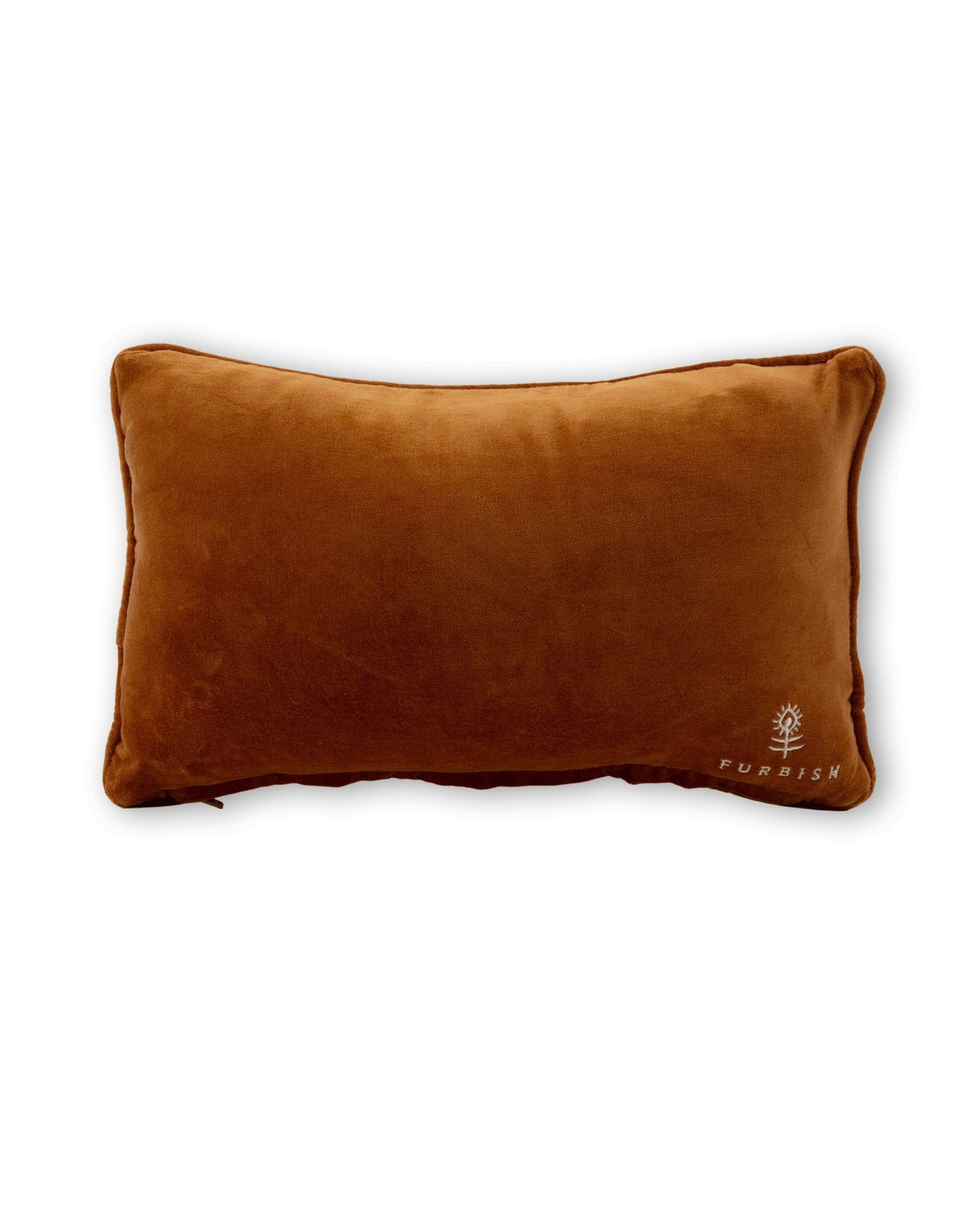Furbish Studio - I'm An Autumn Needlepoint Pillow - Maroon Combo