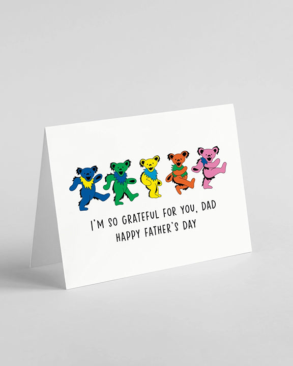 Multi - Grateful Father's Day Card - Sammy Gorin LLC - Printfresh