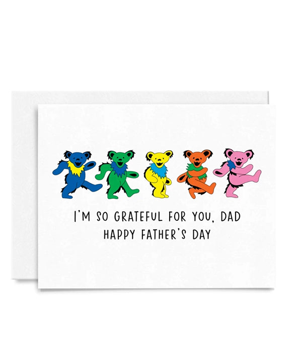 Multi - Grateful Father's Day Card - Sammy Gorin LLC - Printfresh
