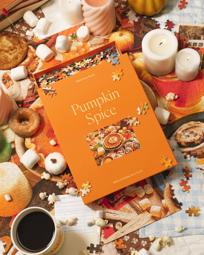 Orange - Pumpkin Spice - 1000 Piece Puzzle - Piecework