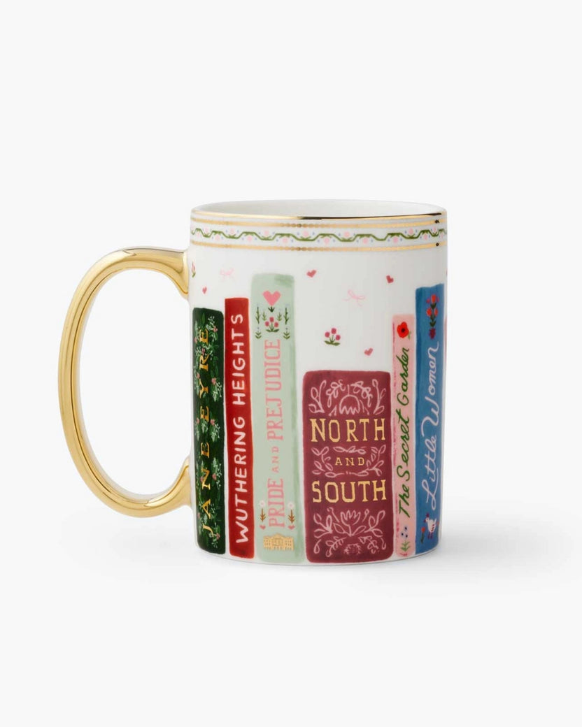 Rifle Paper Co. - Ladies Night Book Club Porcelain Mug - Pink Combo