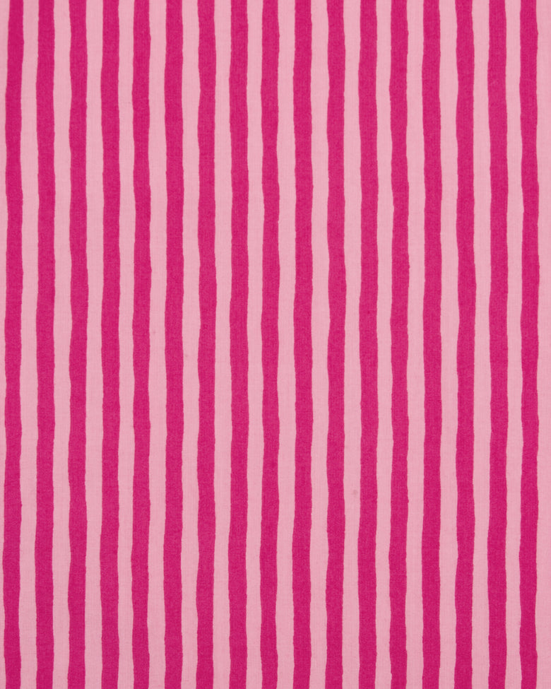 Pink Stripe - Nola PJ Pants - Hot Pink - Printfresh