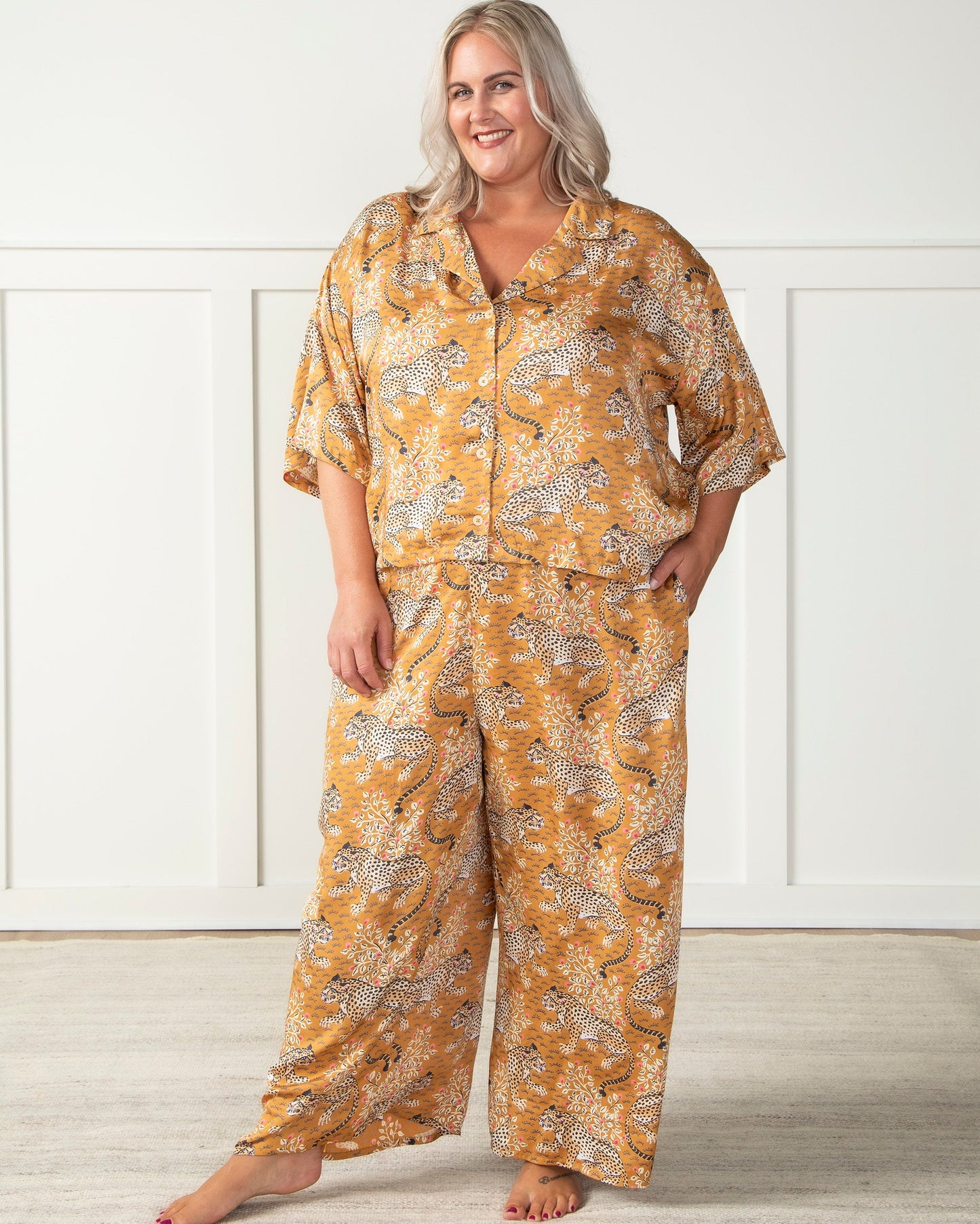Bagheera - Petite Eco Satin Wildest Dreams Set - Tobacco - Printfresh