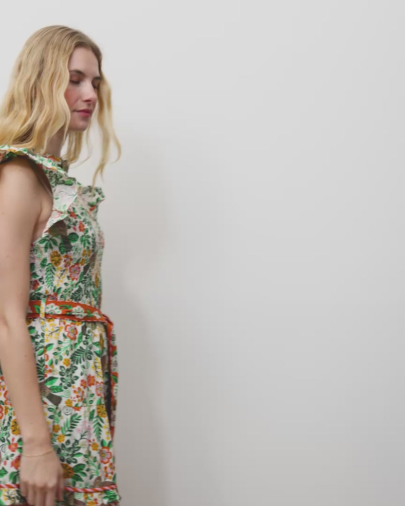 Willow Wren - Ready To Ruffle Dress - Pressed Petal